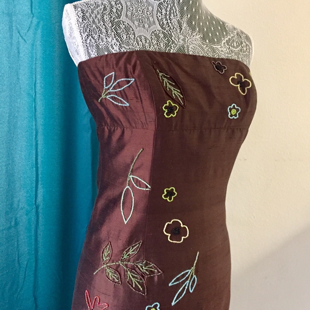 🆕 NICOLE MILLER beaded SILK dress! - Picture 3 of 13